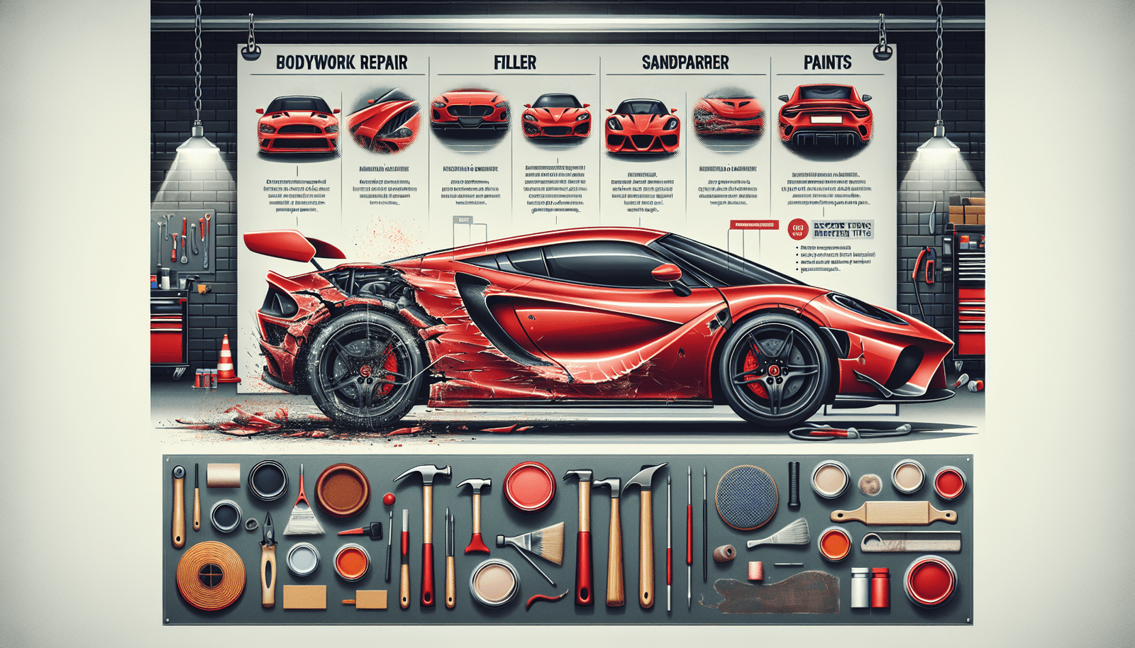 Common Bodywork Repairs for Sports Cars